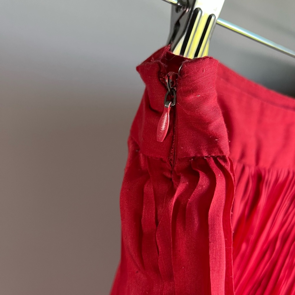 Kas New York long floor length skirt Red Size S - Picture 5 of 5